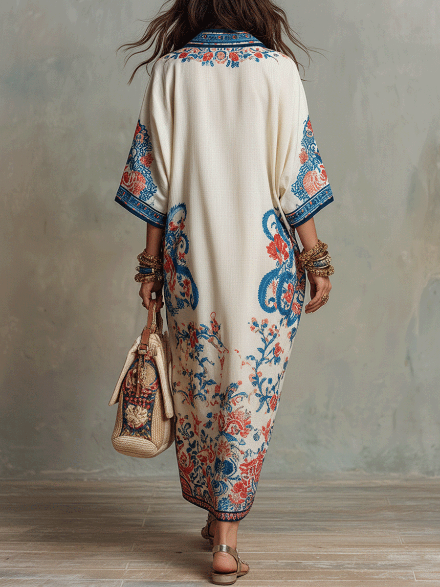 Adele – Vestido Midi Bohemio