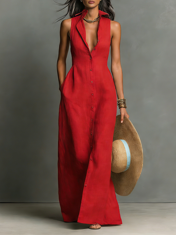 Capri – Vestido Camisero Icónico