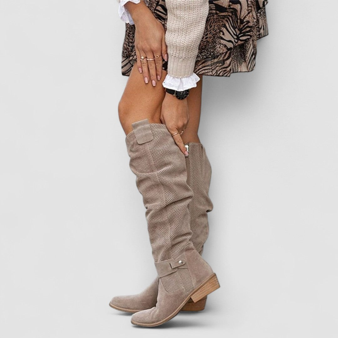 Sara – Botas Altas Camperas de Caña Suave