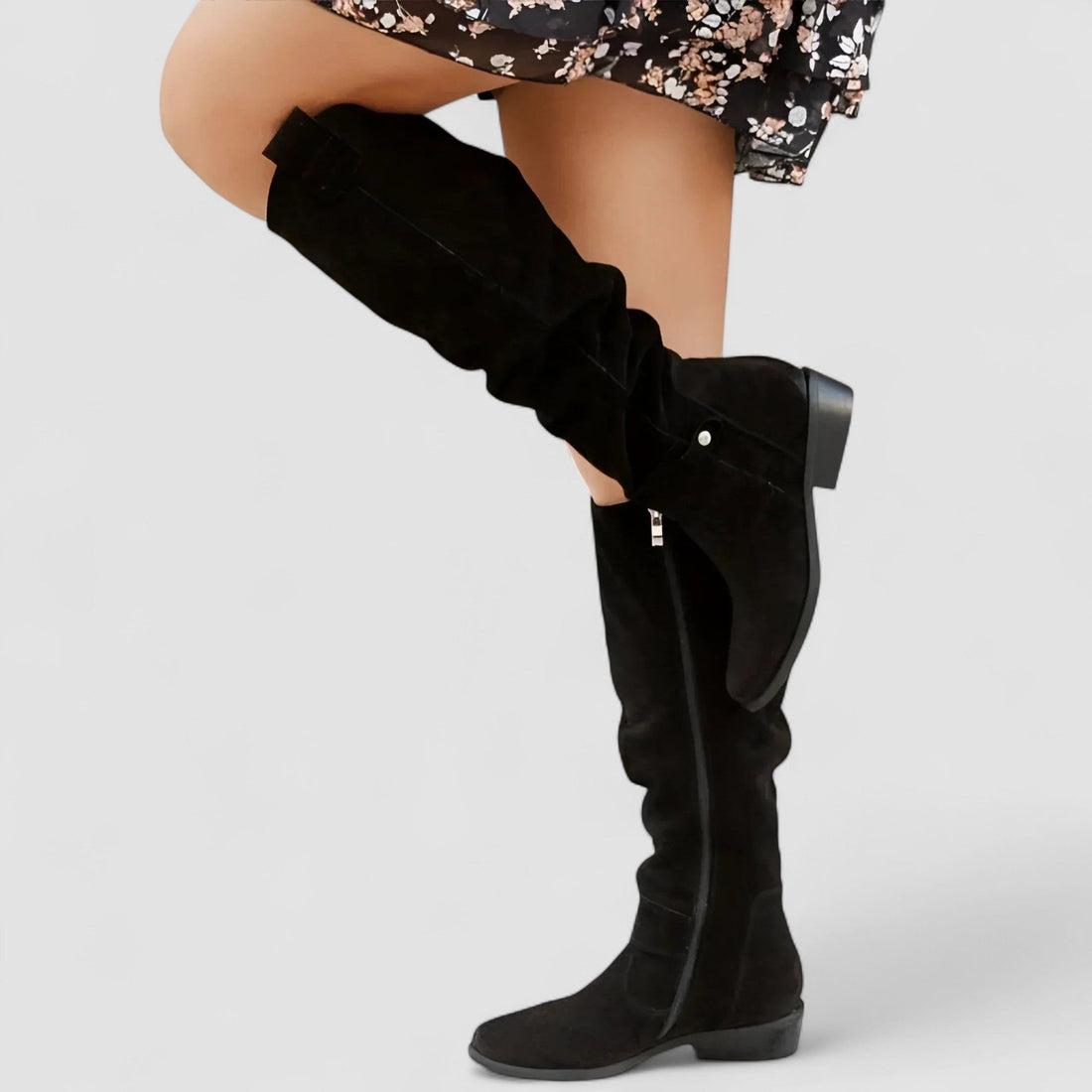 Natascia – Botas Altas Elegantes con Caña Fruncida