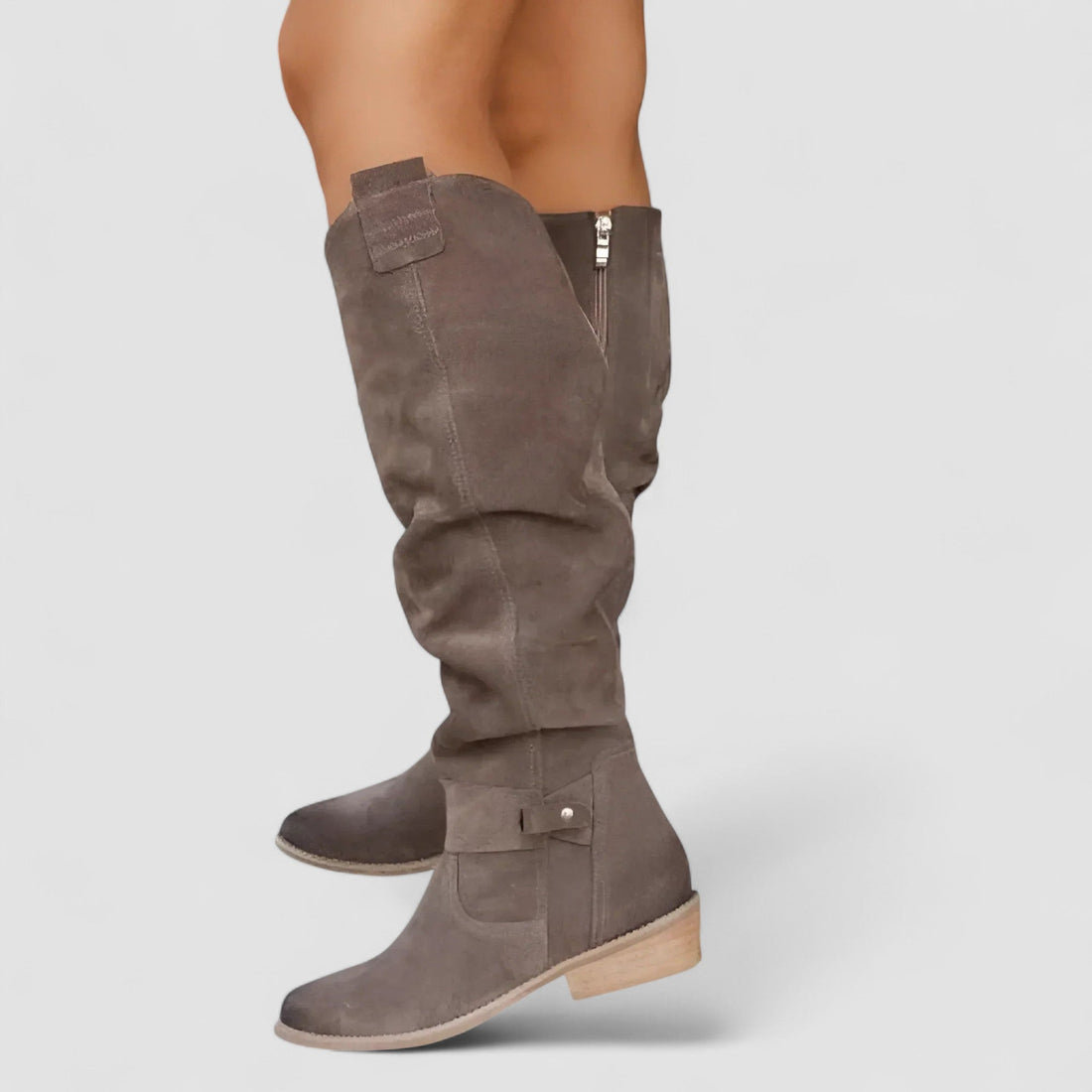 Natascia – Botas Altas Elegantes con Caña Fruncida