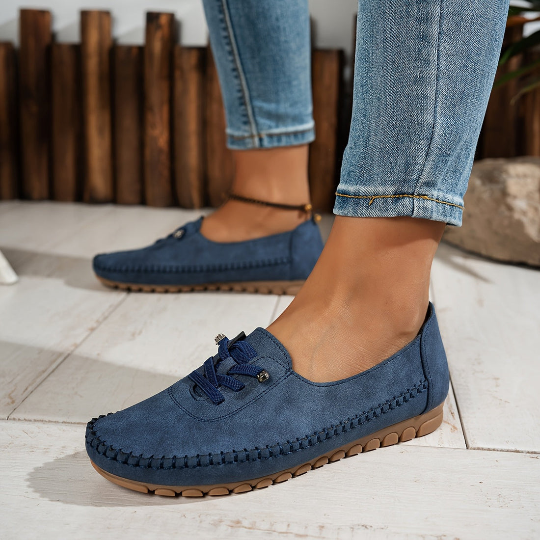 Eliana – Mocasines Suaves para Pies Sensibles