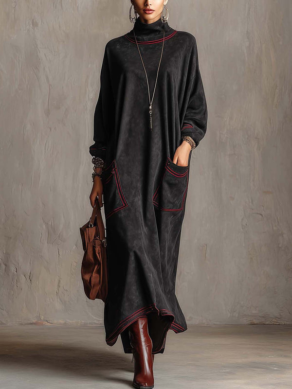 Carlotta – Vestido Maxi Antracita