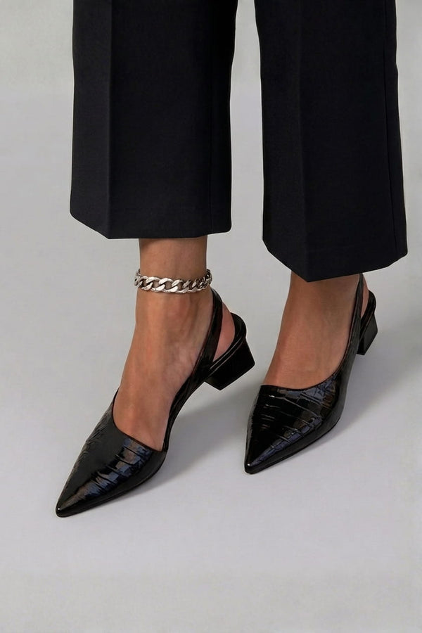 Elisa – Zapatos de Salón con Tacón y Puntera Ancha