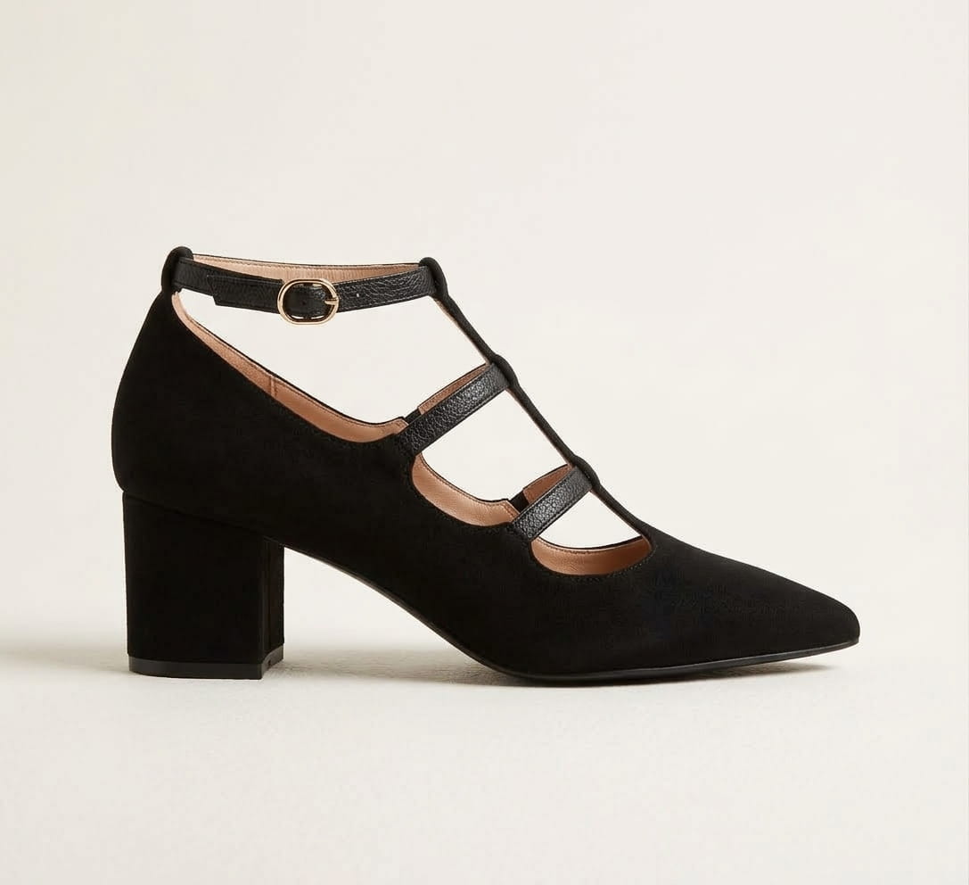 Giulia – Zapatos de Salón de Punta con Tiras