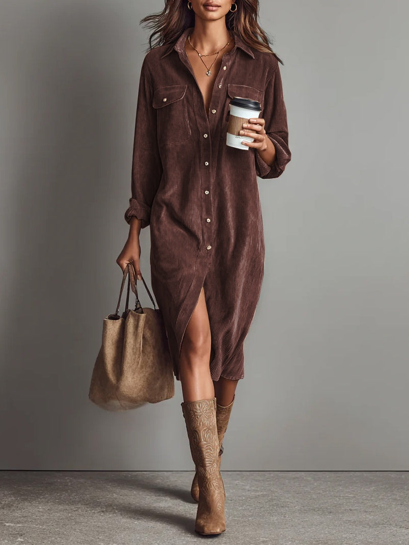 Rosaria – Vestido Camisero Midi