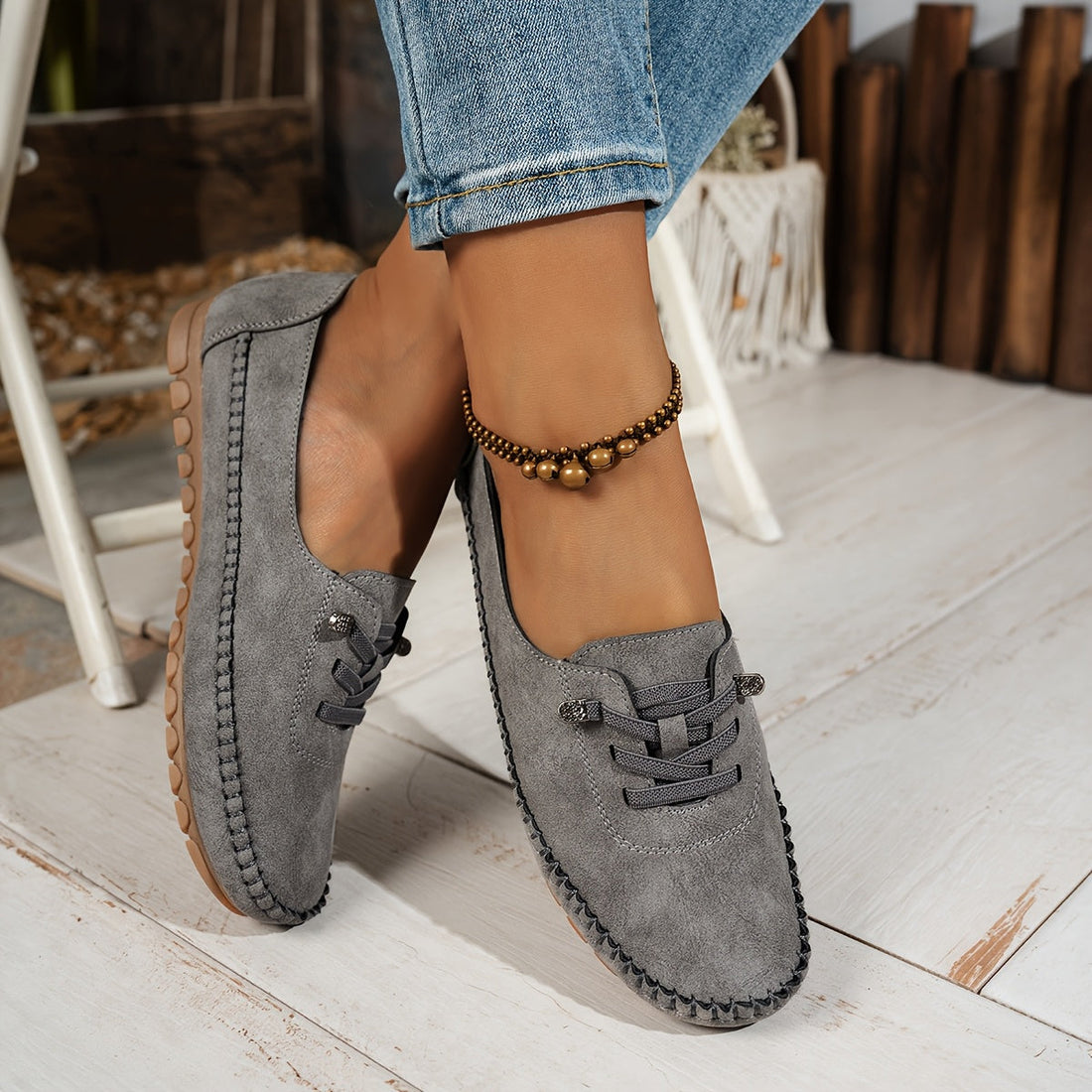 Eliana – Mocasines Suaves para Pies Sensibles