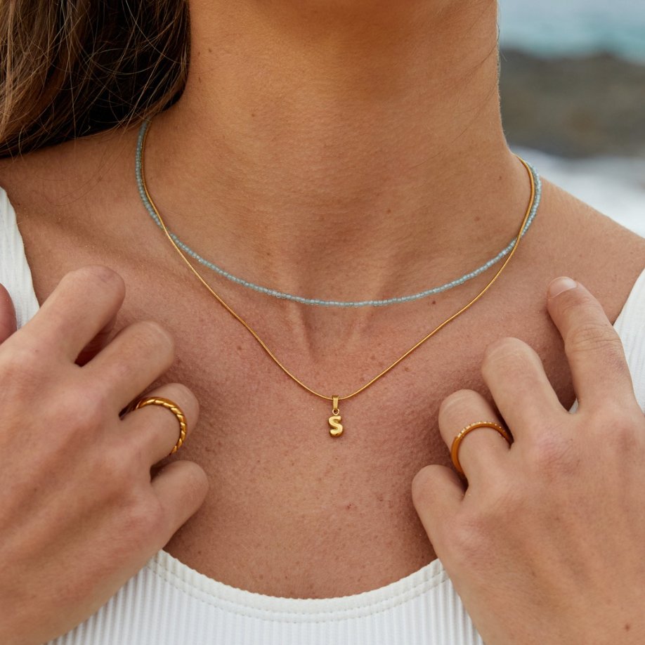Burbuja – Collar con Inicial