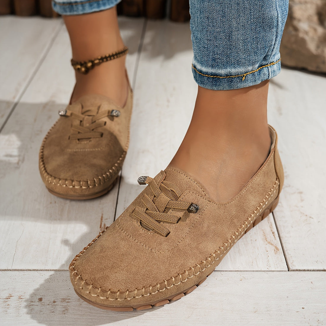 Eliana – Mocasines Suaves para Pies Sensibles