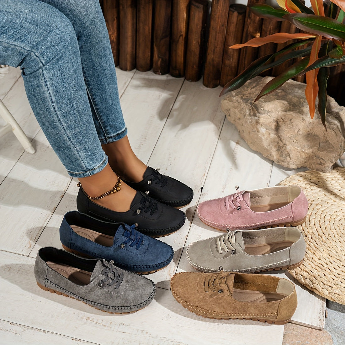 Eliana – Mocasines Suaves para Pies Sensibles