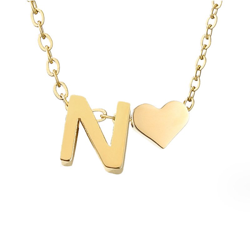 Forever Love – Collar con Inicial Dorado