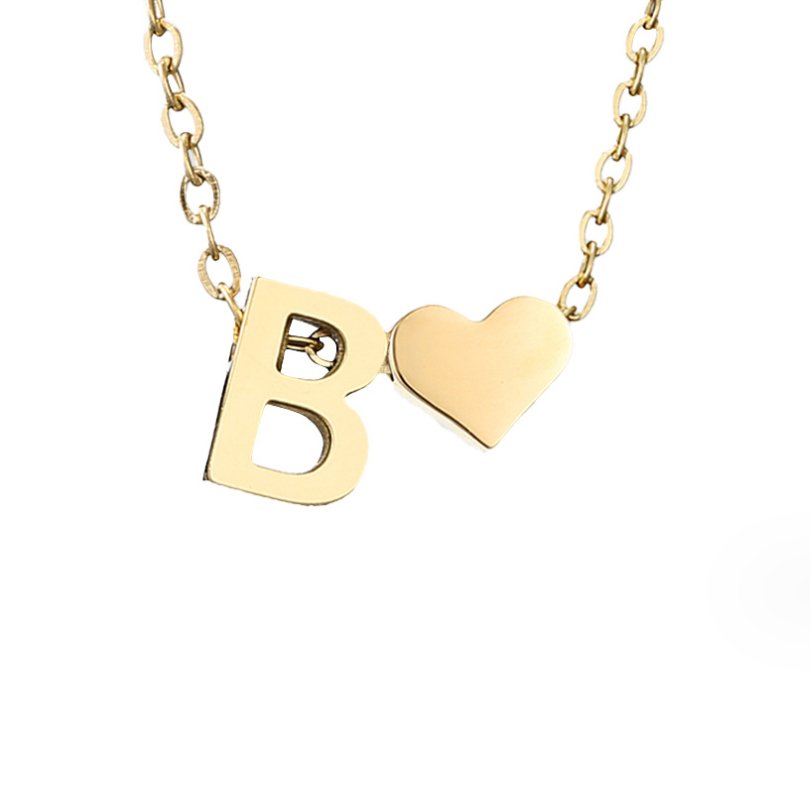 Forever Love – Collar con Inicial Dorado