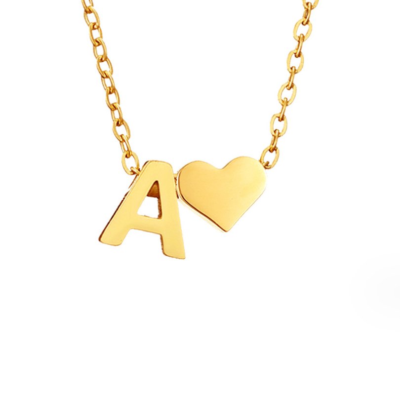 Forever Love – Collar con Inicial Dorado