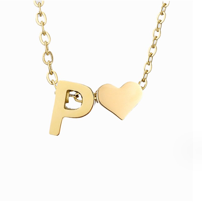 Forever Love – Collar con Inicial Dorado