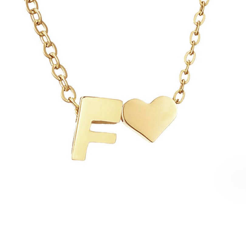 Forever Love – Collar con Inicial Dorado