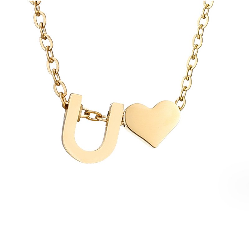 Forever Love – Collar con Inicial Dorado
