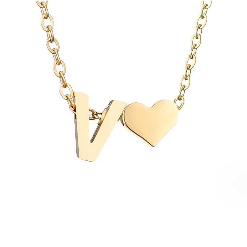 Forever Love – Collar con Inicial Dorado