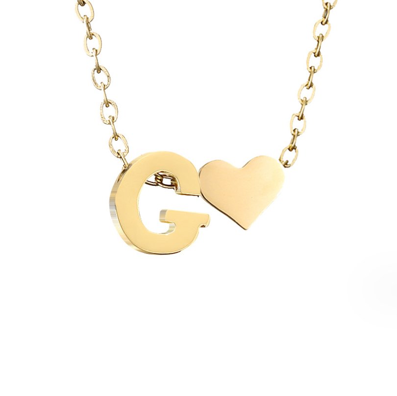 Forever Love – Collar con Inicial Dorado