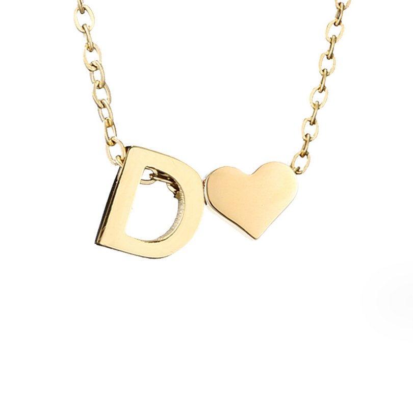 Forever Love – Collar con Inicial Dorado