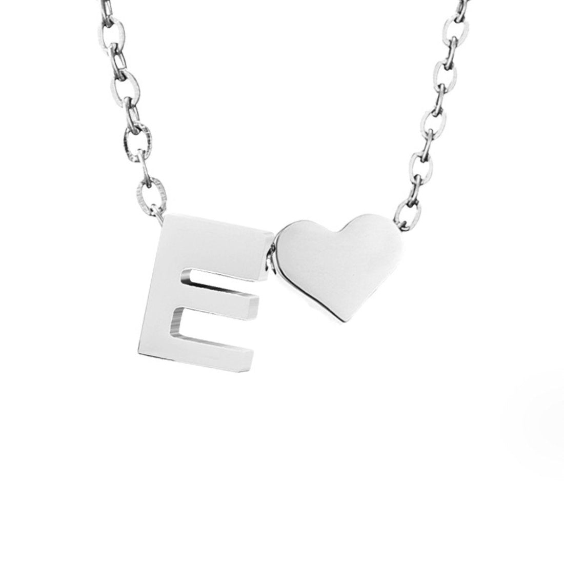 Forever Love – Collar con Inicial Plateado