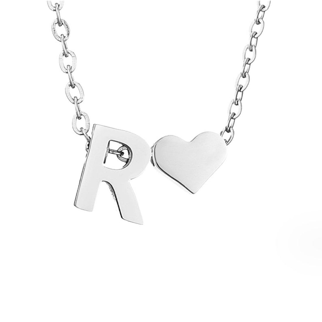 Forever Love – Collar con Inicial Plateado