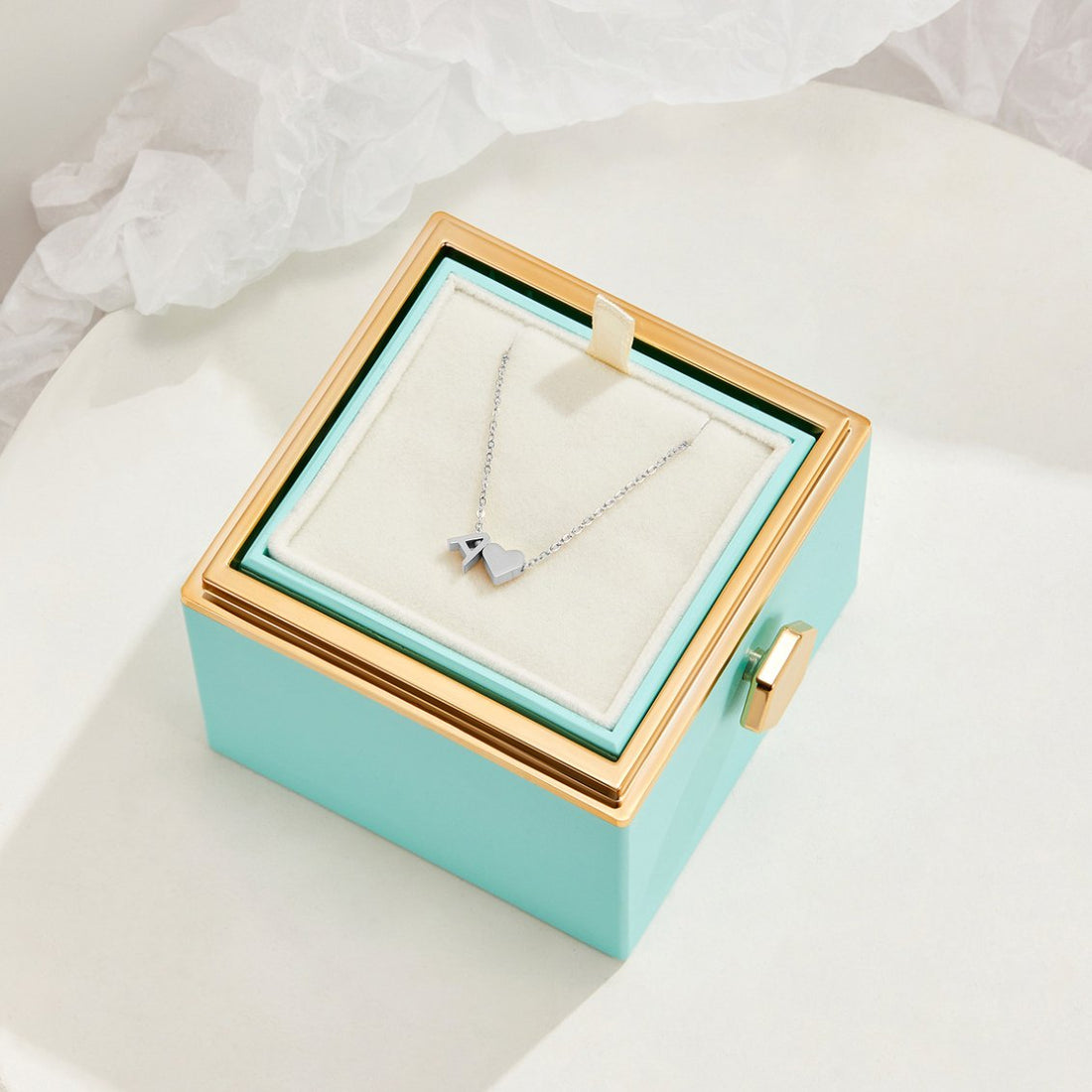 Forever Love – Collar con Inicial Plateado