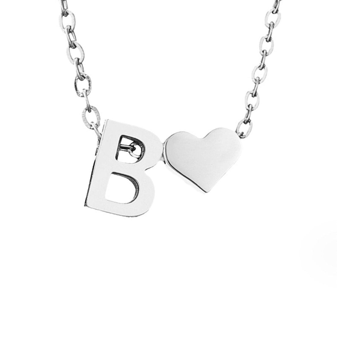 Forever Love – Collar con Inicial Plateado