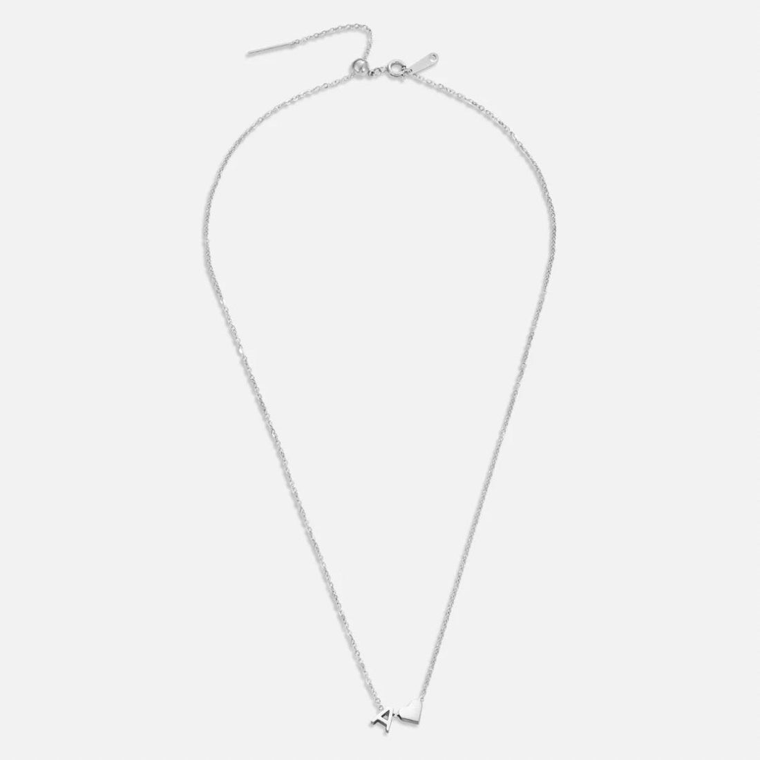Forever Love – Collar con Inicial Plateado