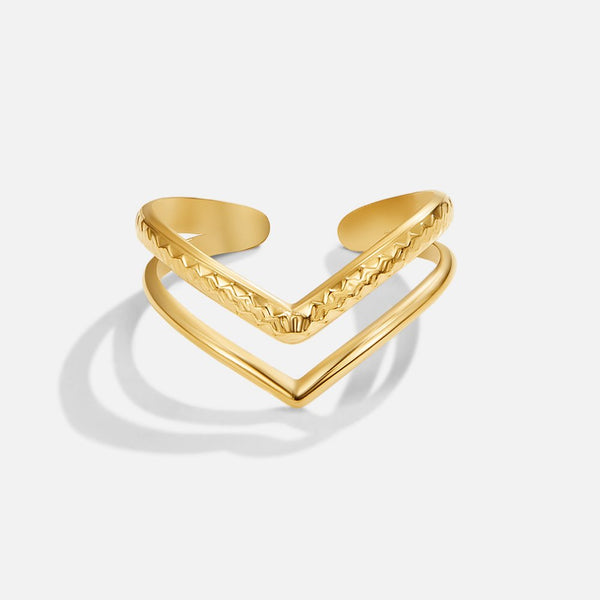 Harper – Anillo en Capas Cruzado