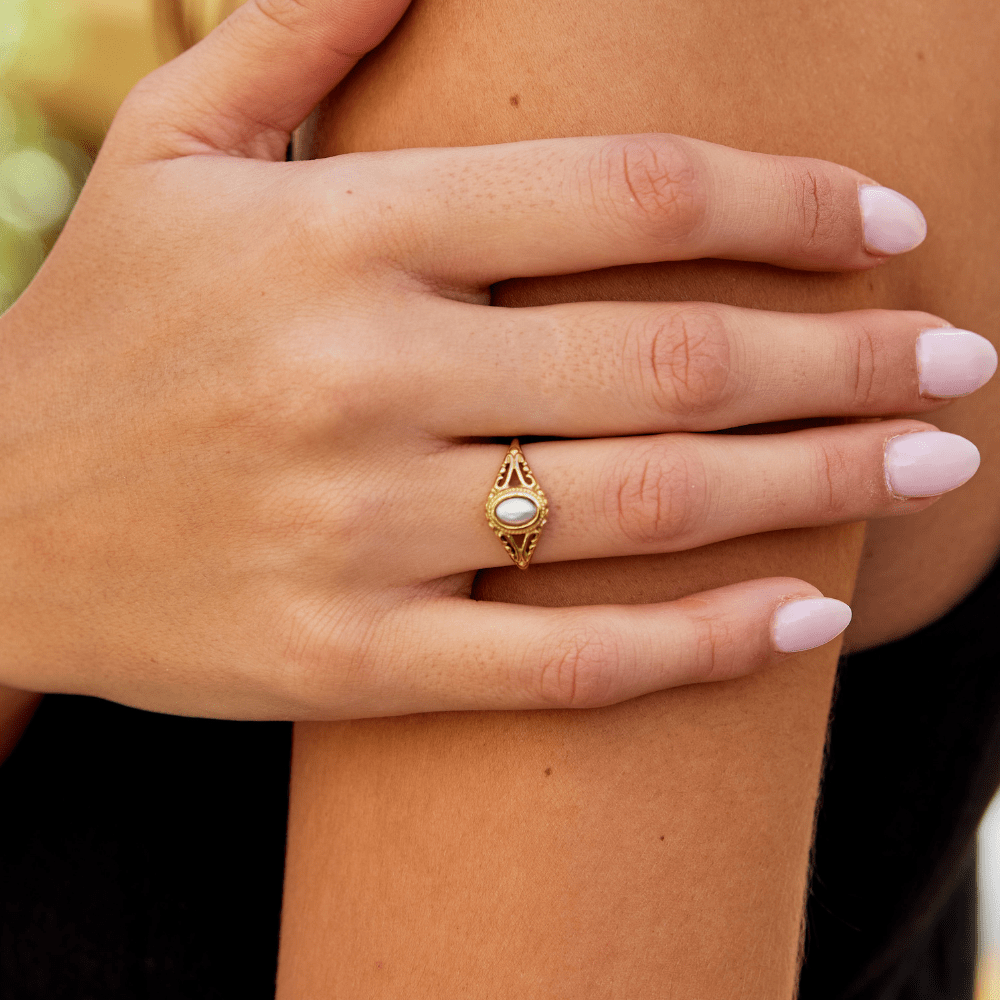 Royal – Anillo de Perla Vintage