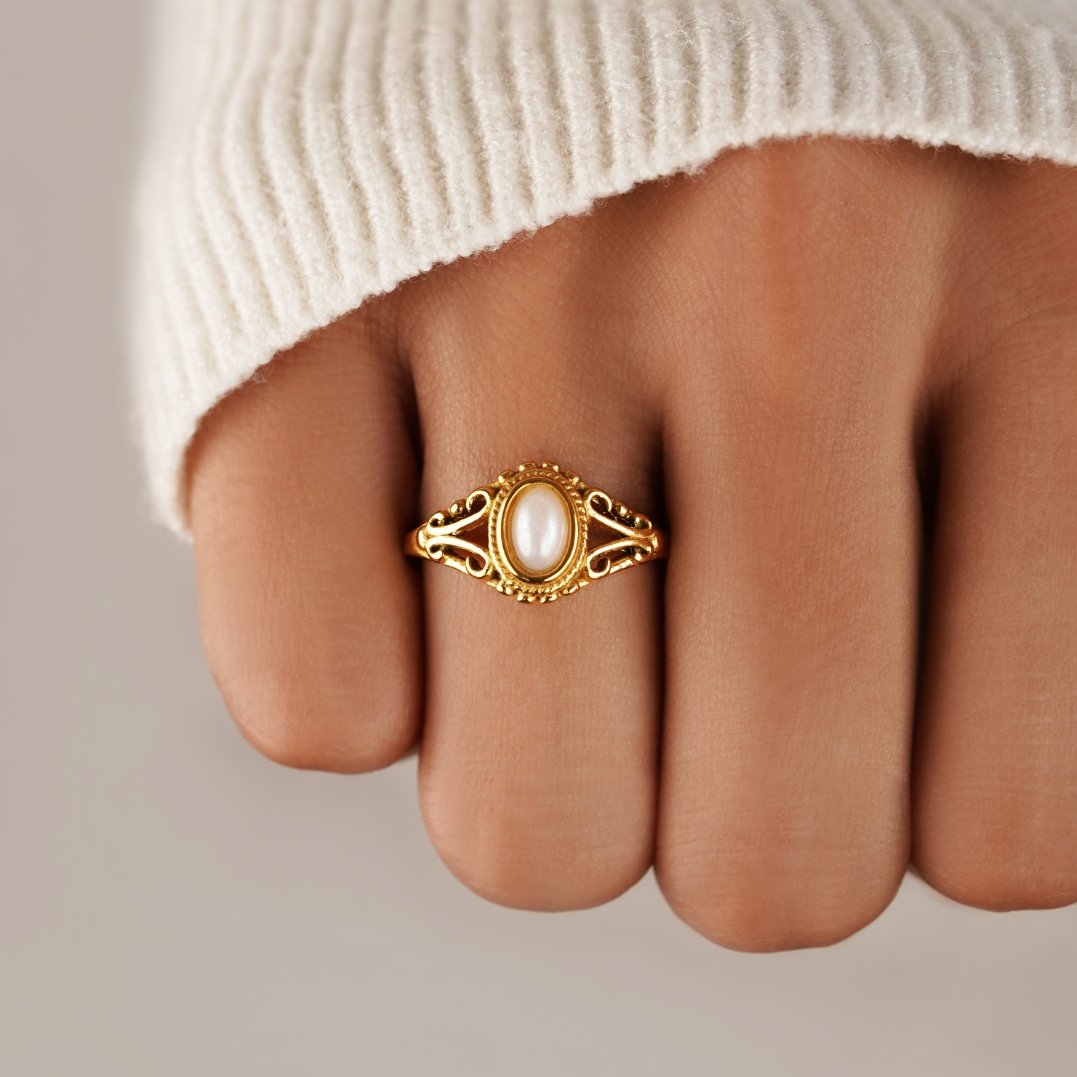 Royal – Anillo de Perla Vintage