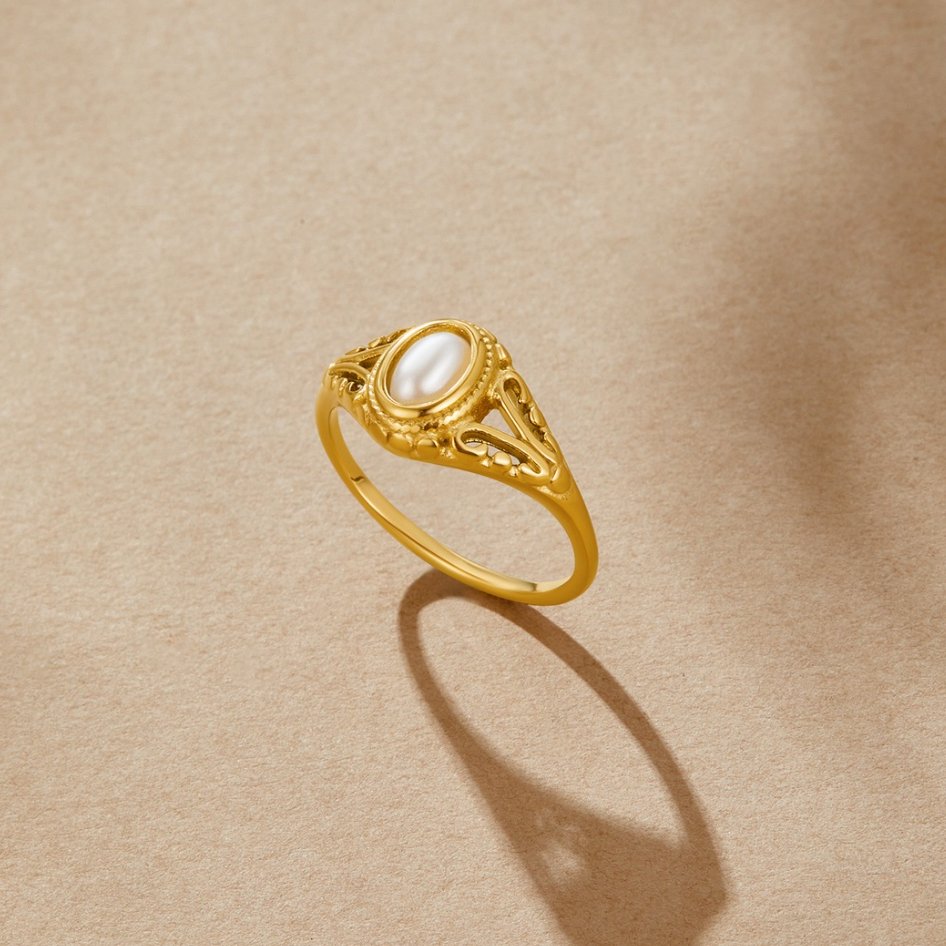 Royal – Anillo de Perla Vintage