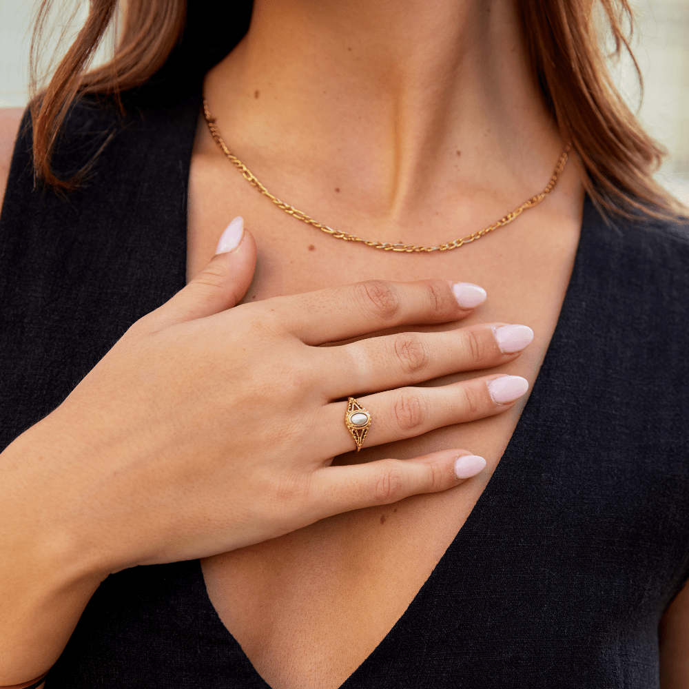 Royal – Anillo de Perla Vintage