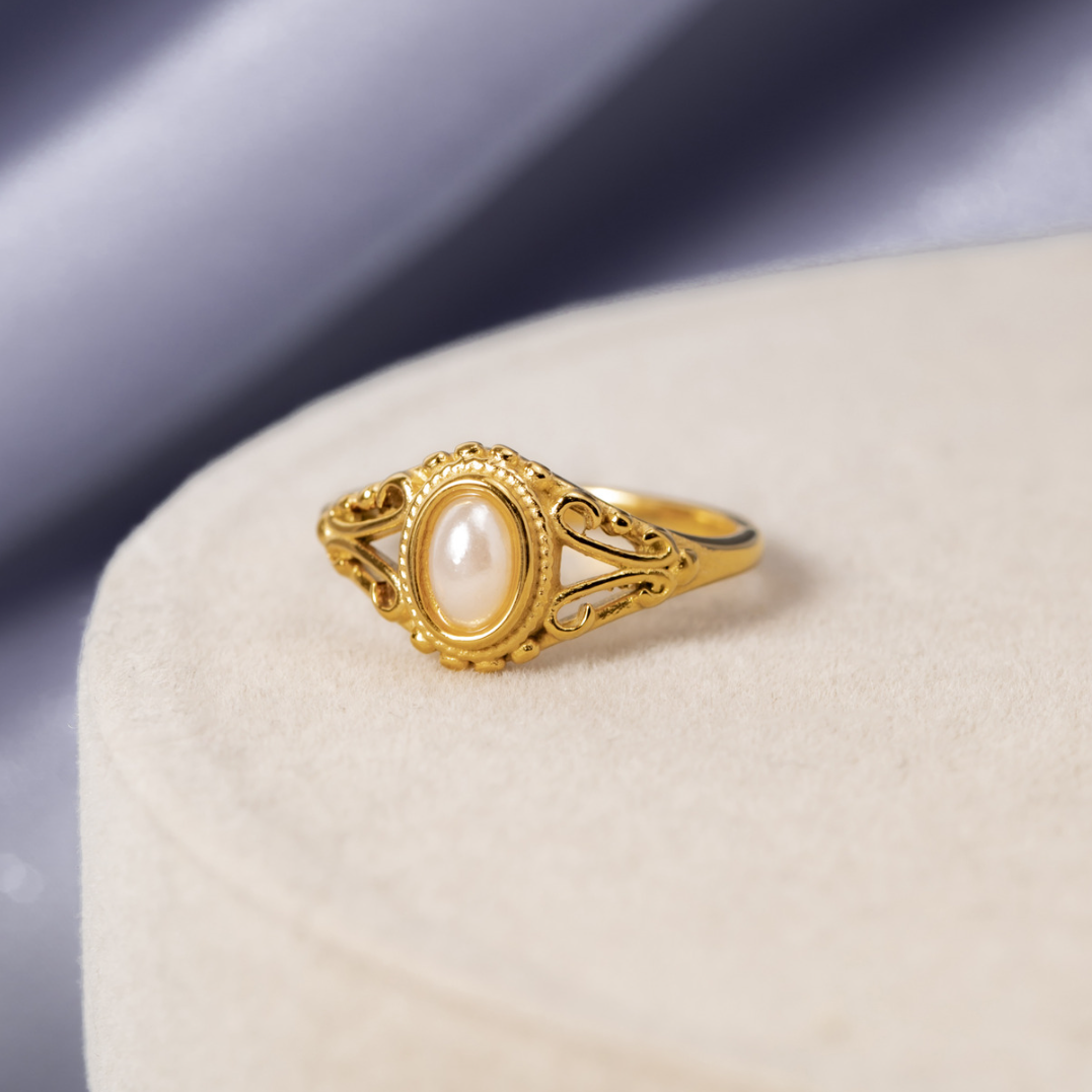 Royal – Anillo de Perla Vintage