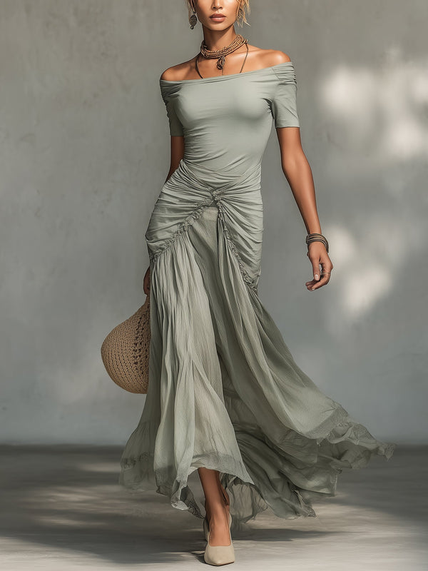 Romina – Vestido Perla Gris