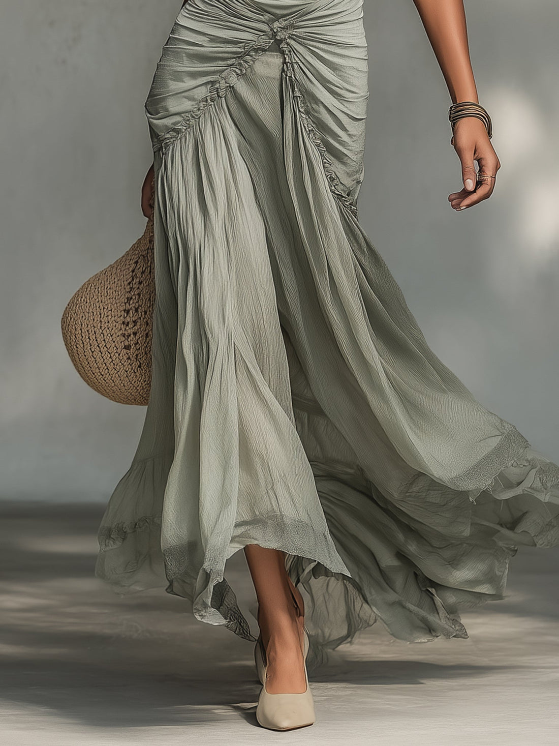 Romina – Vestido Perla Gris