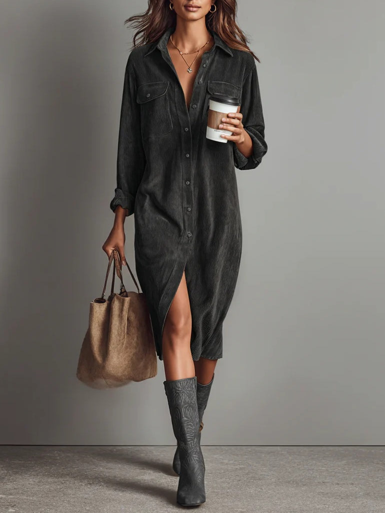 Rosaria – Vestido Camisero Midi