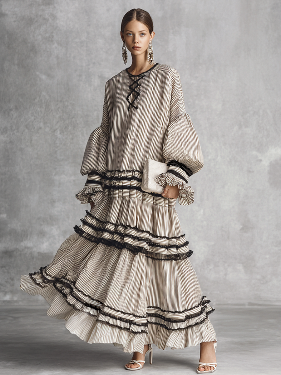 Monica – Vestido Capri Romántico