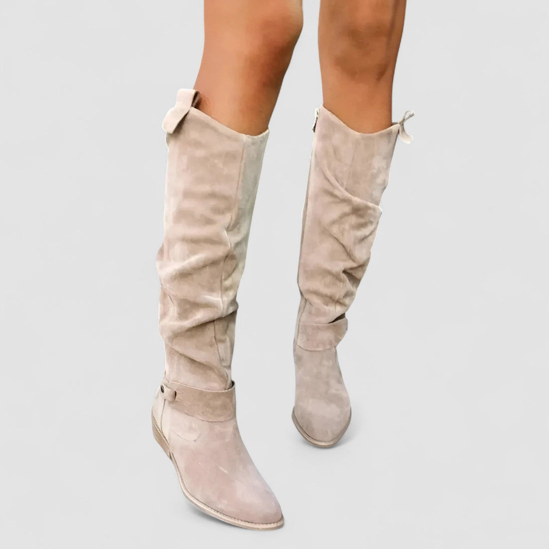 Natascia – Botas Altas Elegantes con Caña Fruncida