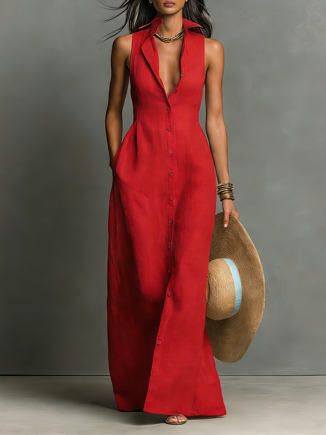 Capri – Vestido Camisero Icónico