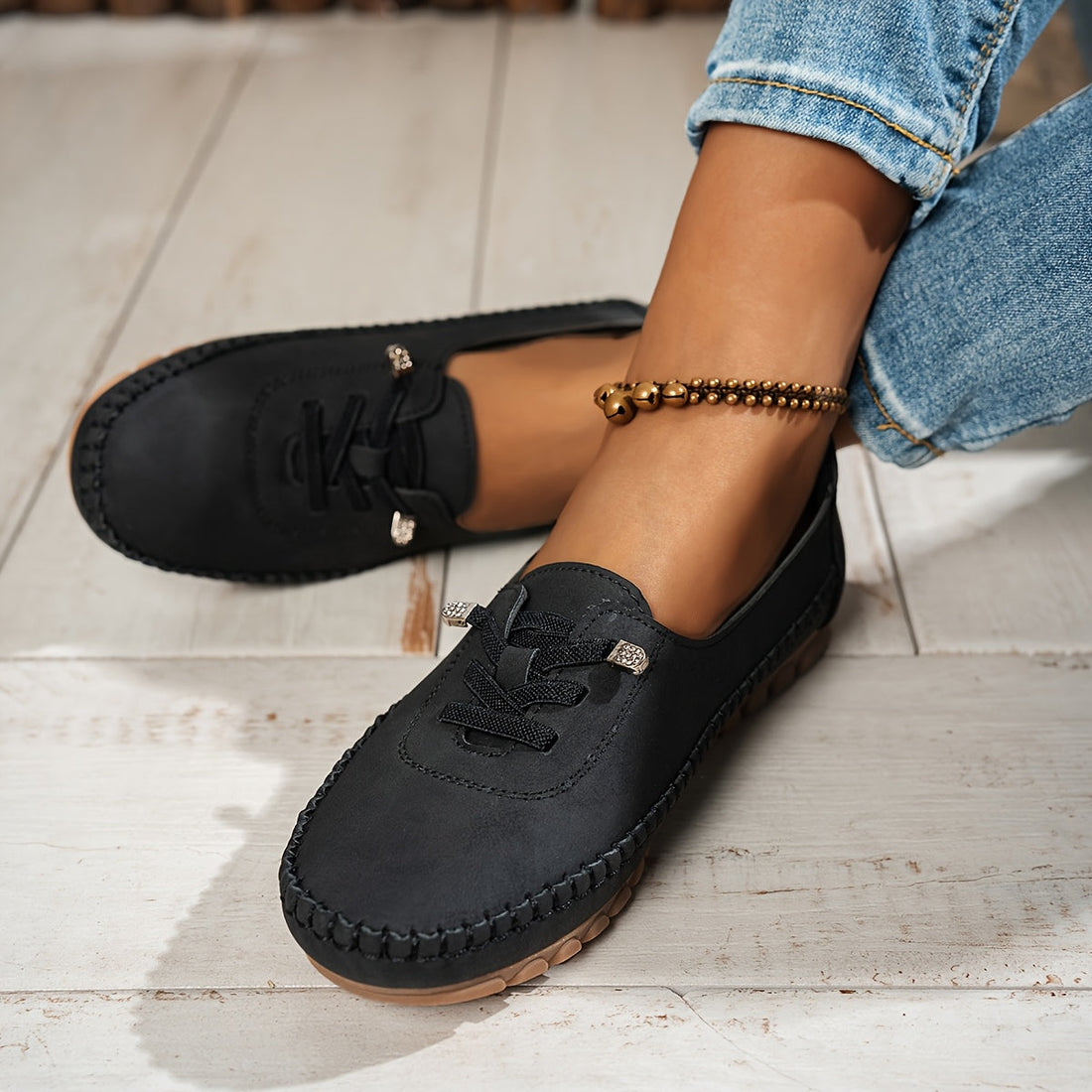 Eliana – Mocasines Suaves para Pies Sensibles