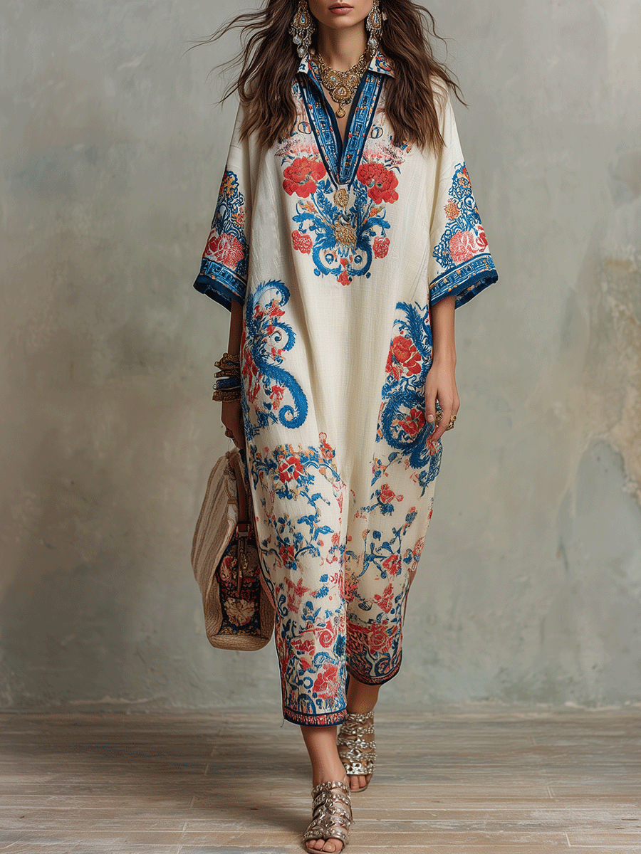 Adele – Vestido Midi Bohemio