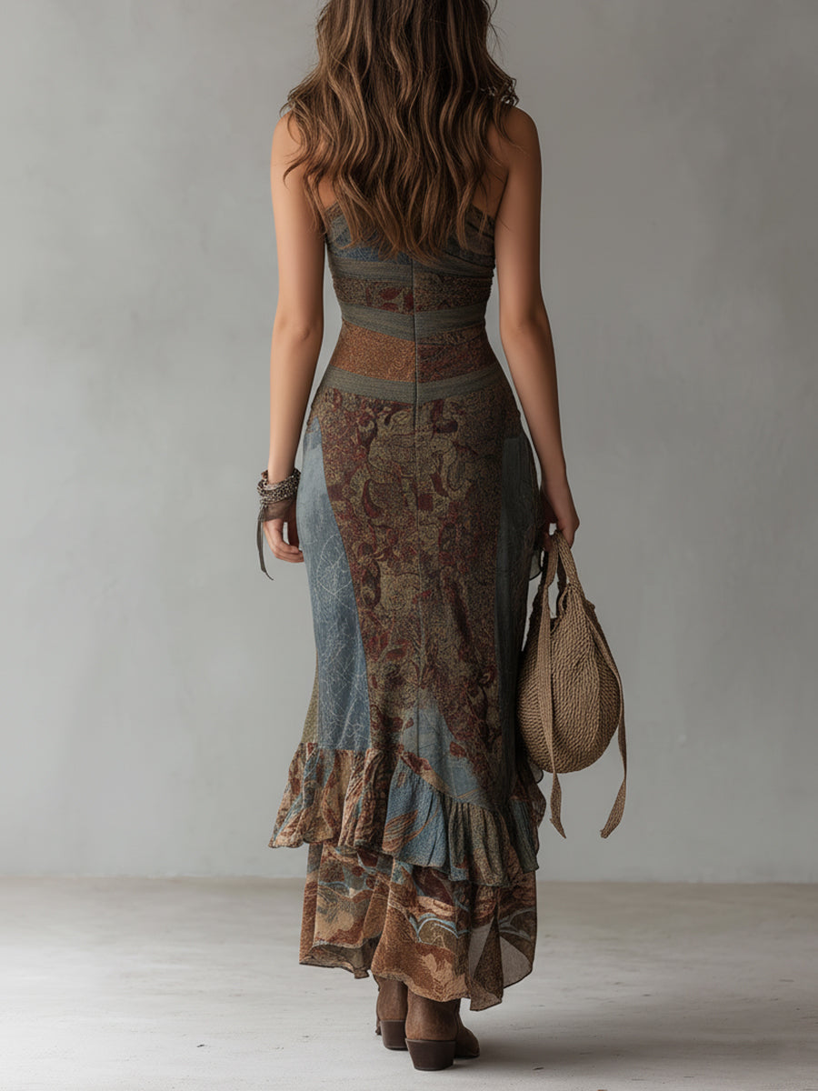 Nora – Vestido Boho Salvaje Premium