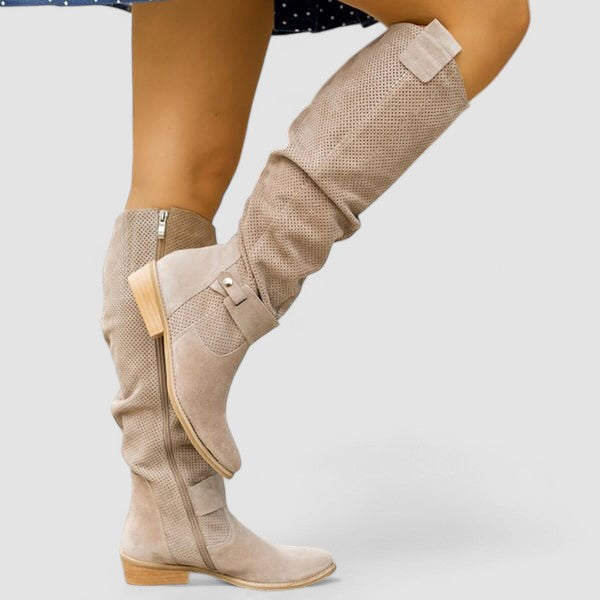 Sara – Botas Altas Camperas de Caña Suave