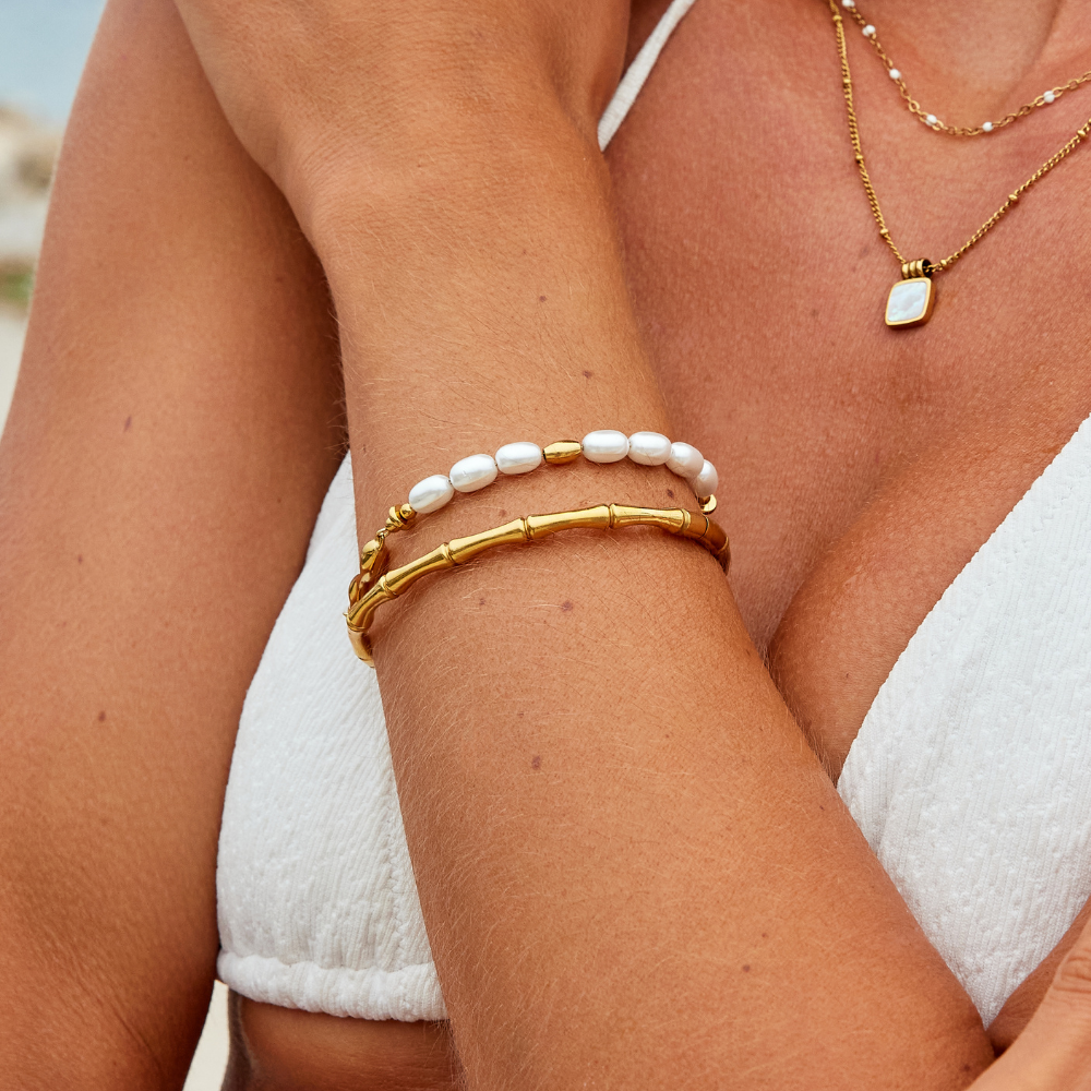 Ara – Brazalete Bambú Dorado