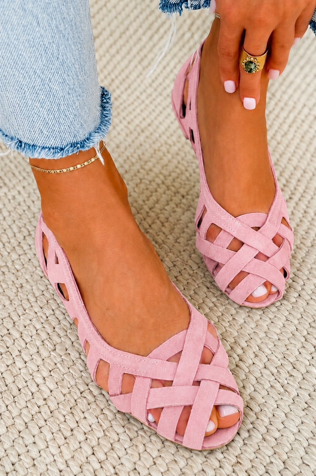 Caterina – Sandalias Trenzadas de Verano
