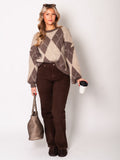 Brownie Wideleg Jeans - Braun