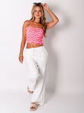 Nala Bandeau Top - Leo/Orange/Pink