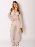 Carry Spitzen Hose - Beige