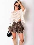 Ana Musselin Shorts - Leo/Camel
